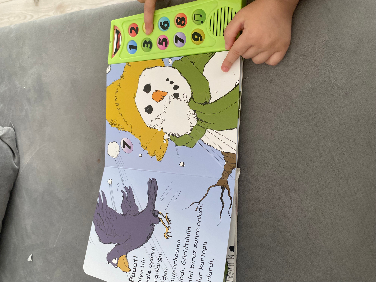 Kardan Adam Konuşan Sesli Kitaplar Dokun Ve Dinle