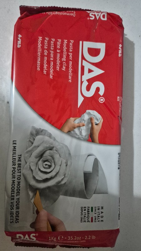 Das Beyaz Seramik Kil Hamuru 1000 gr Kolay Şekillenen Hava ile Katılaşan Malzeme