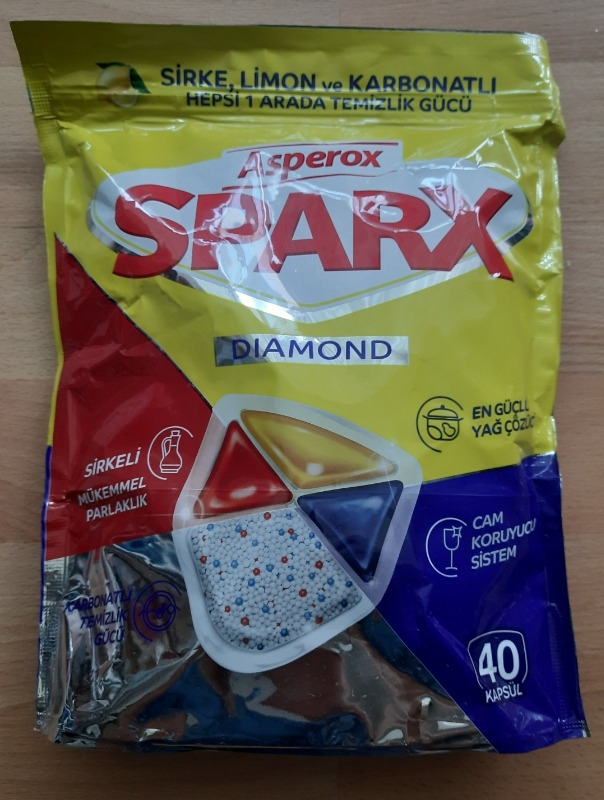Asperox Sparx  Bulaşık Makinesi Kapsülü 40'lı