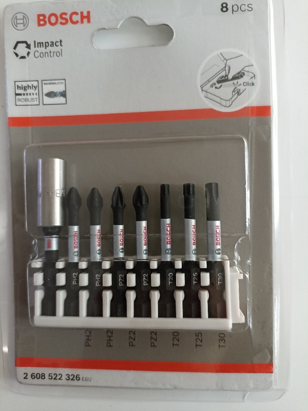 Bosch Impact Control Vidalama Bits Uç Seti 8 Parça 2608522326