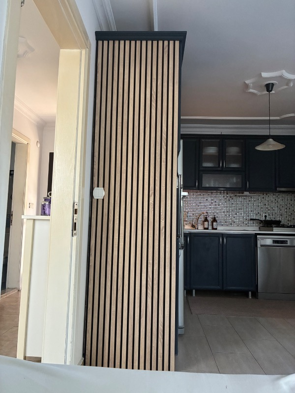 Akupanel Flex 60X245 cm Meşe Renk Akustik Ahşap Duvar Paneli