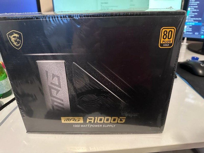 MSI PSU MPG A1000G PCIE5 1000W 80+ GOLD POWER SUPPLY