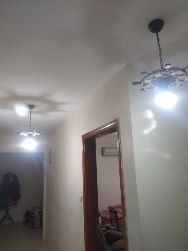 Megüsa Ahşap Tekli Halatlı Sarkıt Avize