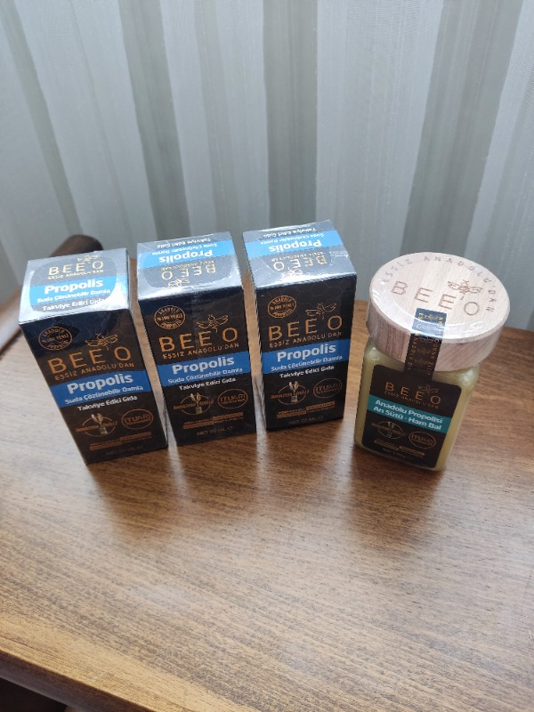 BEE'O 3 adet 20 ml Suda Çözünür Propolis Damla 3x20 ml