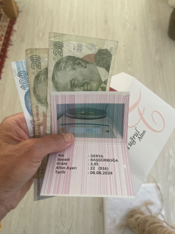 T51 Tuğrul Altın 4 Gr(Gram) 22 Ayar Kibrit Çöpü Bilezik