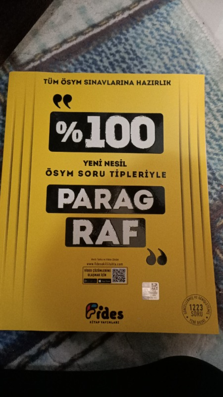 Fides Yayınları Ösym Soru Tipleriyle Paragraf Kitabı