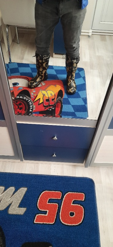 Reçber Içi Yünlü Kamuflaj Avcı Çizmesi