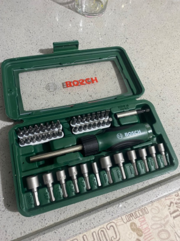 Bosch 46 Parça Tornavida Vidalama Lokma Uçlu Aksesuar Seti - 2607019504