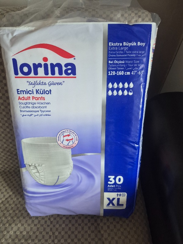 Lorina Emici Külot Hasta Bezi Xlarge 60 Adet