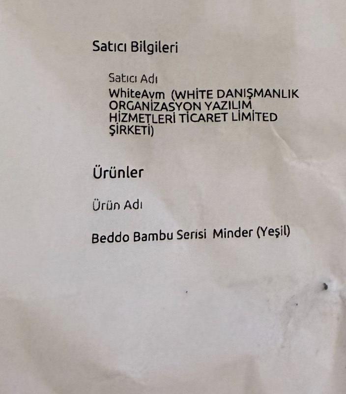 Beddo Bambu Serisi  Minder