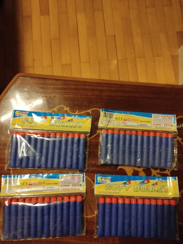 Prestij Oyuncak Soft Bullet Yedek Köpük Mermi