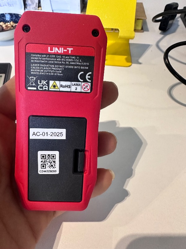 Uni-T LM50A Lazer Mesafe Ölçer 50 mt