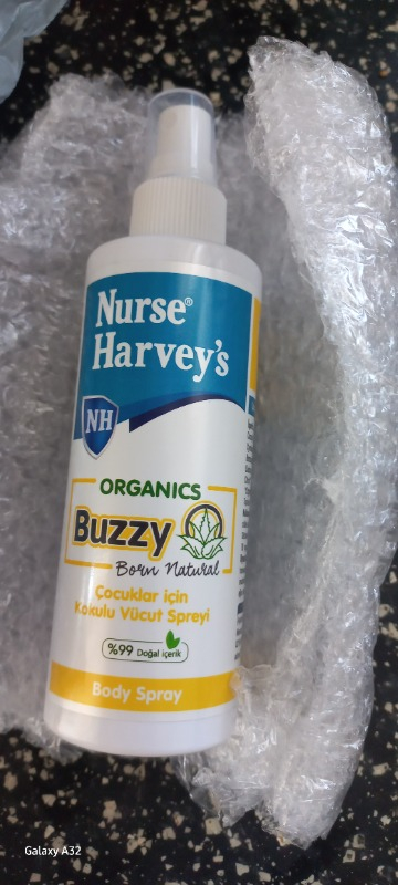 Nurse Harvey's Organics Buzz Off 175 ml Doğal Vücut Spreyi Bebekler ve Çocuklar İçin Koruma