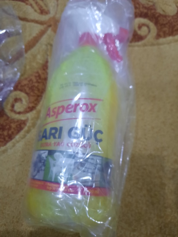 Asperox Sarı Güç Ultra Yağ Çözücü 1 Lt Sprey