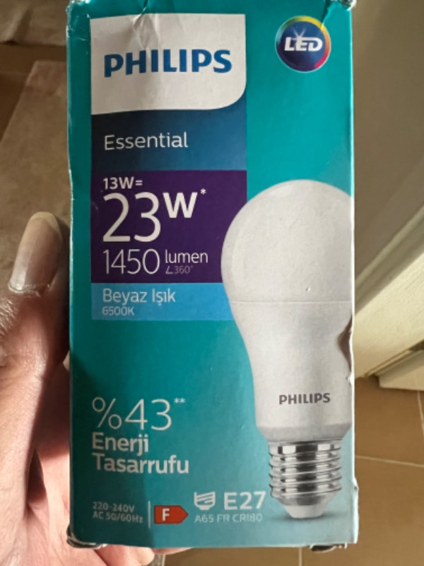 PHILIPS LED 13W AMPUL 6500K BEYAZ IŞIK