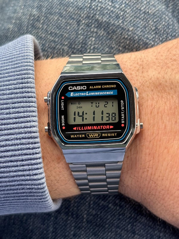 Casio A168WA-1WDF Digital Erkek Kol Saati