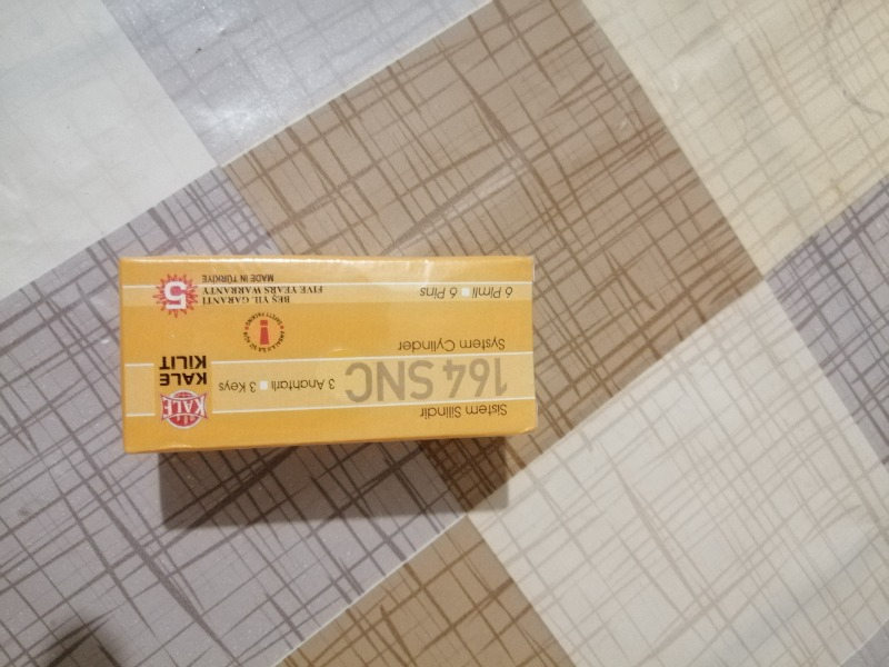 Kale 164/SNC Bilyalı Barel - Çelik Kapı Göbeği - 68MM