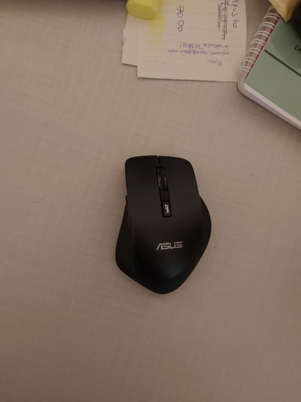 Asus WT425 Kablosuz Optik Sessiz Tıklama Özellikli Siyah Mouse