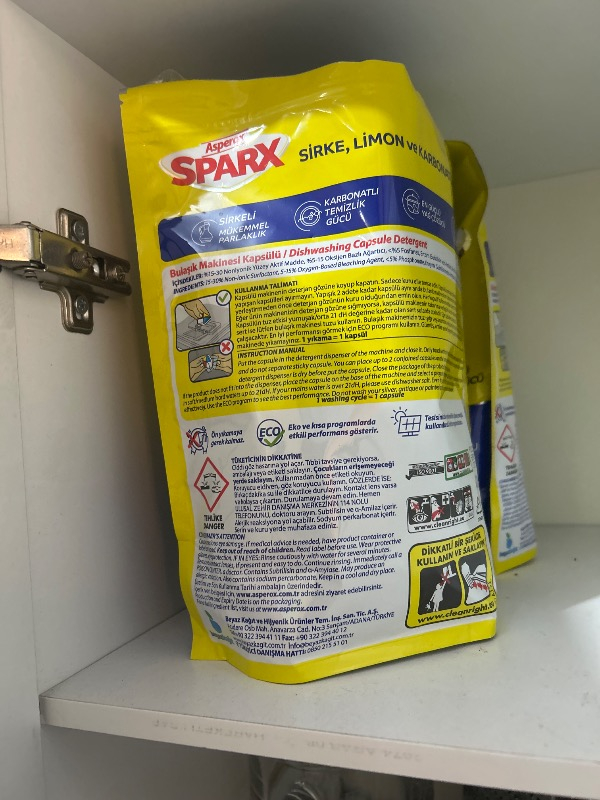 Asperox Sparx  Bulaşık Makinesi Kapsülü 40'lı