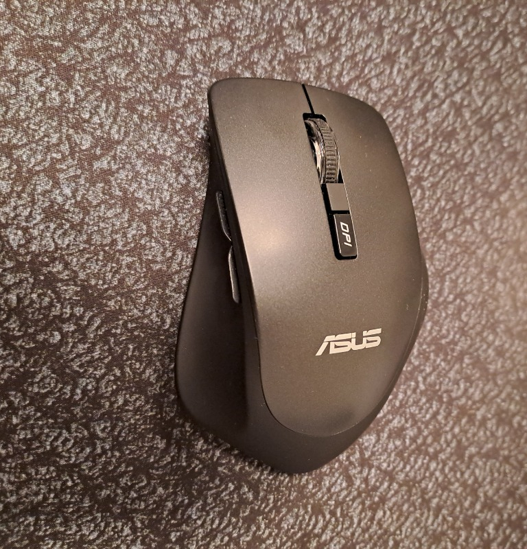 Asus WT425 Kablosuz Optik Sessiz Tıklama Özellikli Siyah Mouse