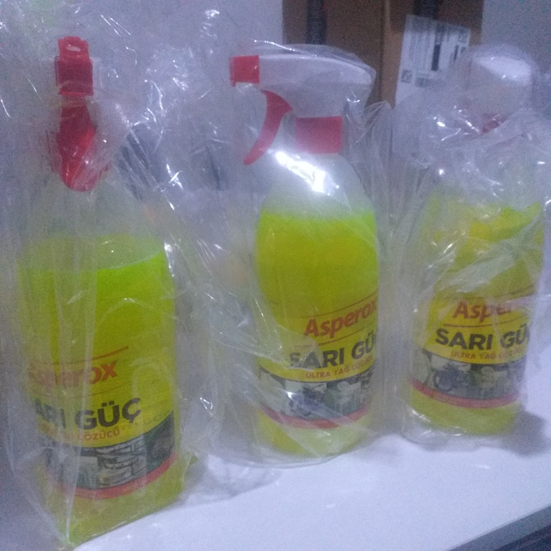 Asperox Sarı Güç Ultra Yağ Çözücü 1 Lt Sprey