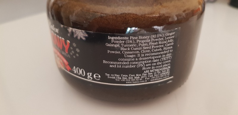 Balen Snowy Zencefilli Bitkisel Kış Macunu 400 gr