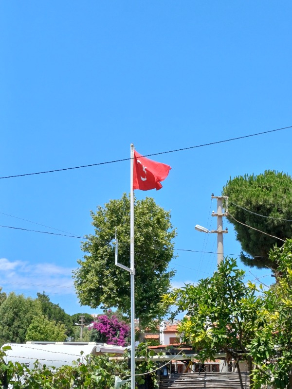 Ceren 1 Parça Kırmızı Vatan Bayrak Polyester 80X120 cm Ölçülerinde Türk Bayrağı VT107