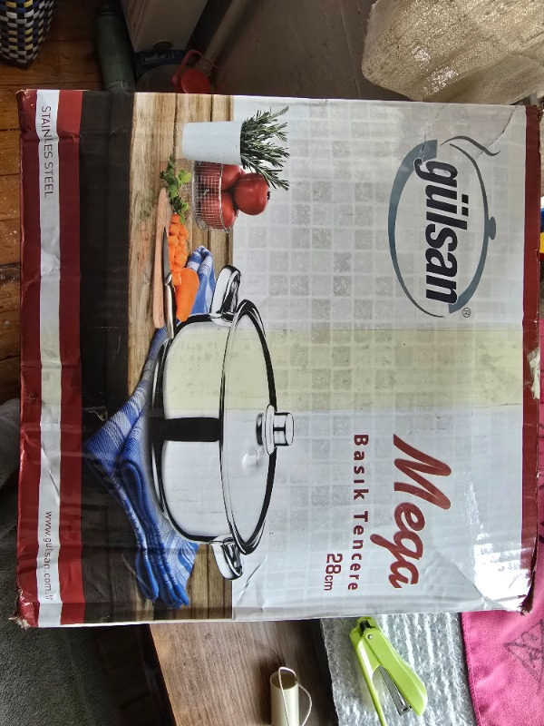 Gülsan Mega Basık Tencere 28 cm