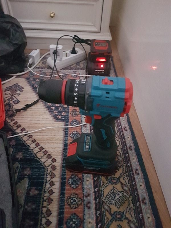 Catpower 1025 Kömürsüz Darbeli Akülü Matkap 20V 2 Ah Lion