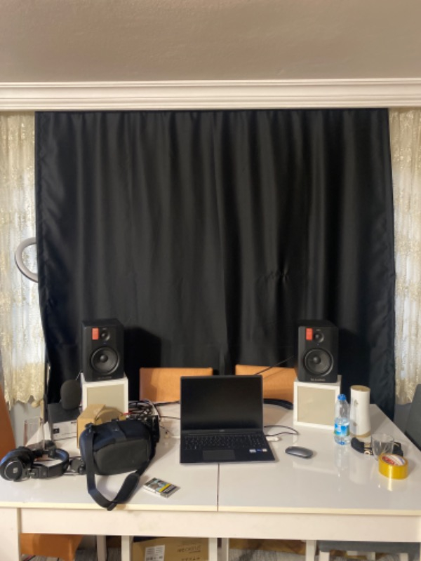 Taç Antrasit Blackout Perde