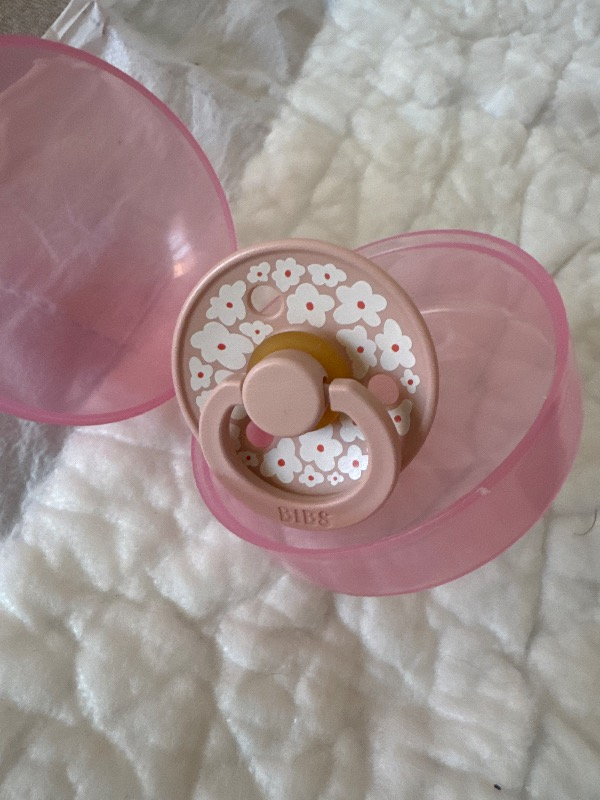 Bibs Studio Jasmine Field Blush Renkli Kauçuk Emzik 0 - 36 Ay İçin Özel Tasarım