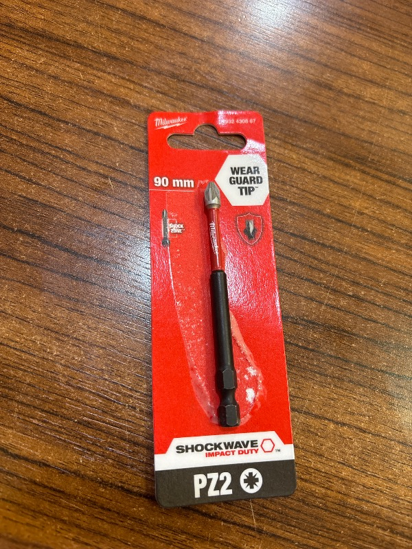 Milwaukee Bits Uç Pz2 90 mm. 1'li Paket Shockwave