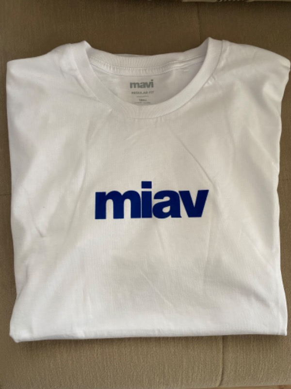 Mavi Erkek Miav Baskılı Beyaz Tişört 067153-620
