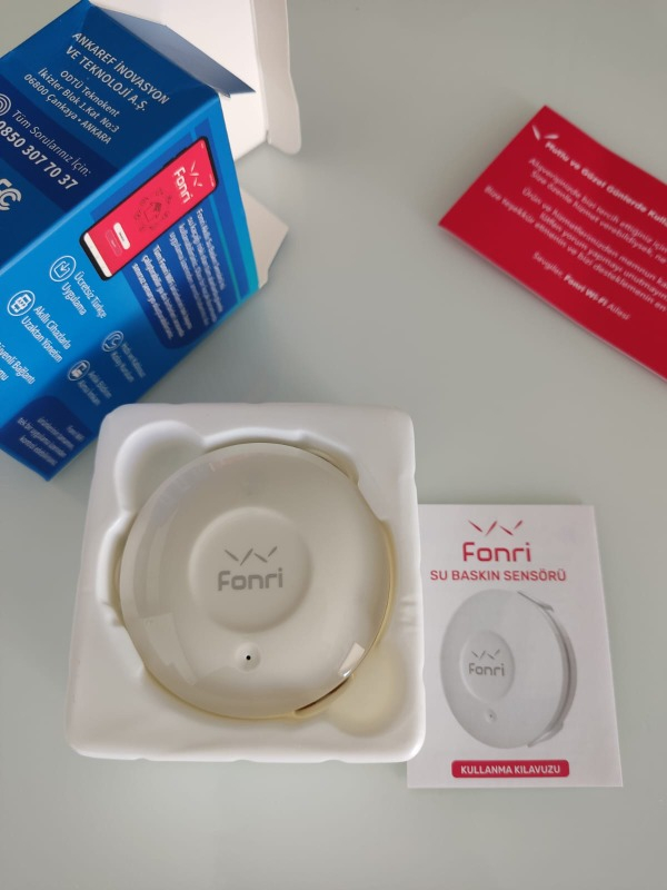 Fonri Wi-Fi Akıllı Su Baskın Sensörü