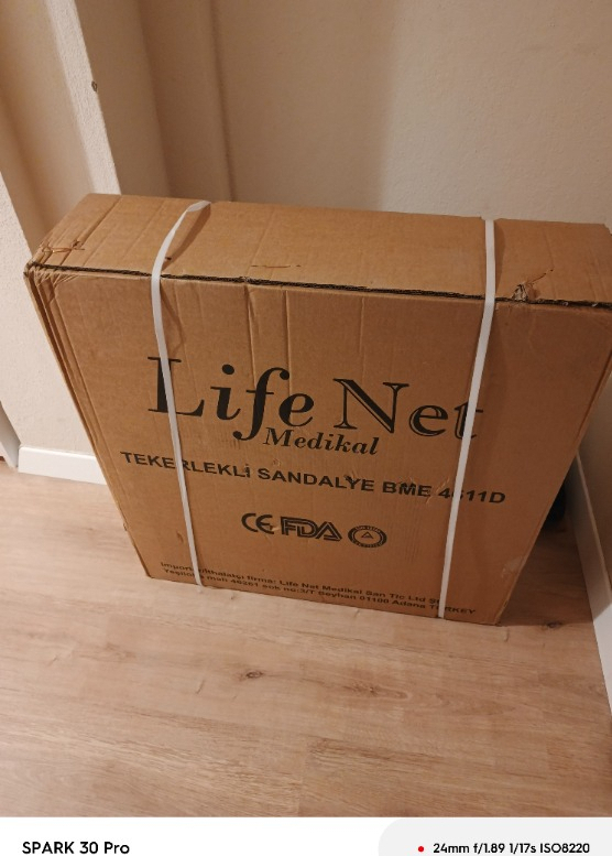 Life Net Medikal Tekerlekli Sandalye Manuel Katlanabilir Renkli Tekstil BME4611