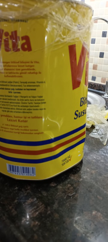 Vita Bitkisel Katı Susuz Margarin 5 lt