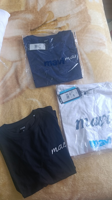Mavi Mavi Logo Baskılı Siyah Tişört 1612962-900