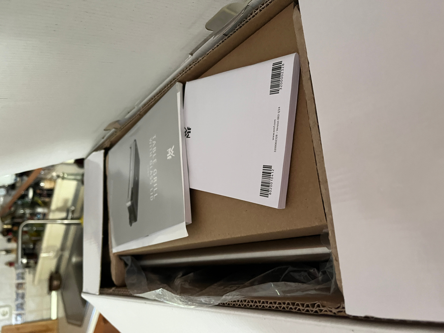 WMF Lono Grill Çelik Tek Bölmeli Cam Kapaklı Elektrikli Izgara 2200 W