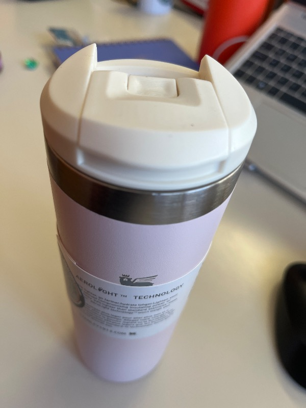 Stanley The Transit Fliptop Mug Paslanmaz Çelik 0.47 Lt Rose Renkli Model
