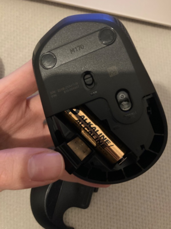 Logitech M170 USB Alıcılı Kablosuz Mouse - Gri
