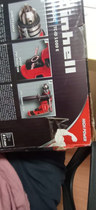 Einhell TC-ID 1000 E, Darbeli Matkap