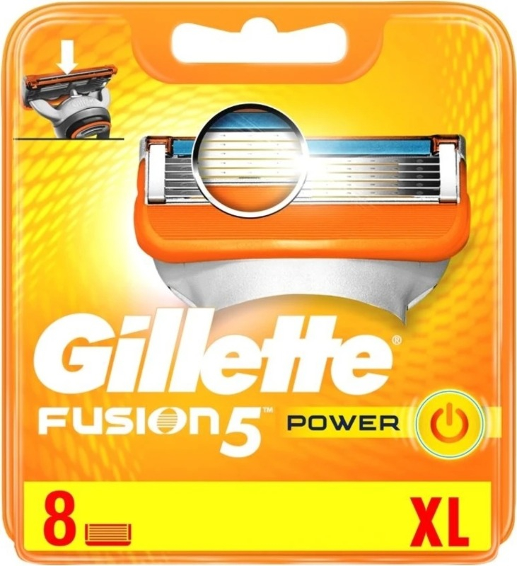 Gillette Fusion 5 Power 8'li Yedek Tıraş Bıçağı Karton Paket