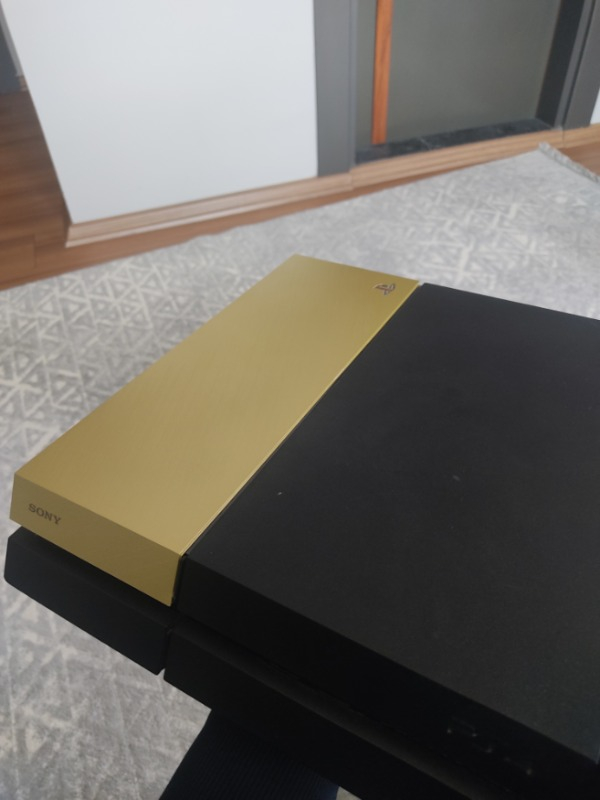 Sony PS4 Custom Faceplate Kapak Altın