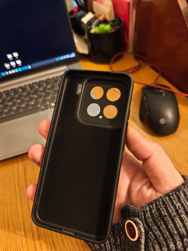 Xiaomi 15 Kılıf  Siyah Yumuşak  Silikon