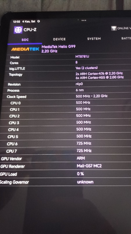 Xiaomi Redmi Pad 2 8GB 256GB 11" Tablet Yeşil