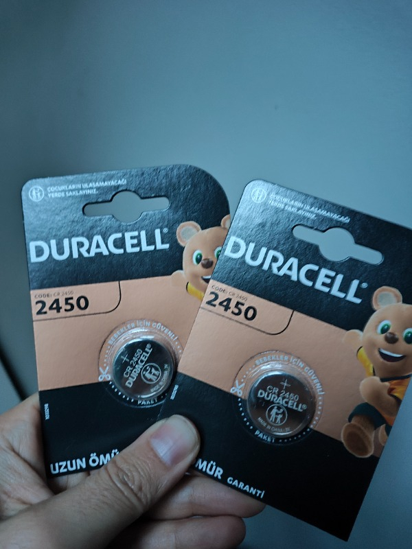 DURACELL 2450 (1’li Paket) Lityum Düğme Piller 3V