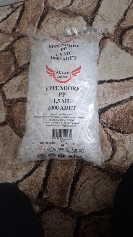 Grafen Eppendorf Tüp 1,5 ml 1000'LI