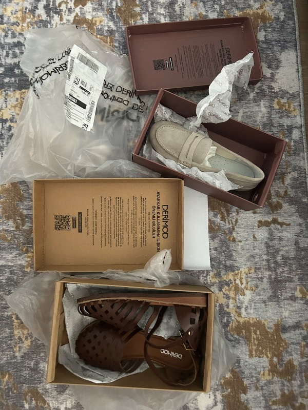 Derimod Kadın Bej Süet Deri Loafer 26PFD370910