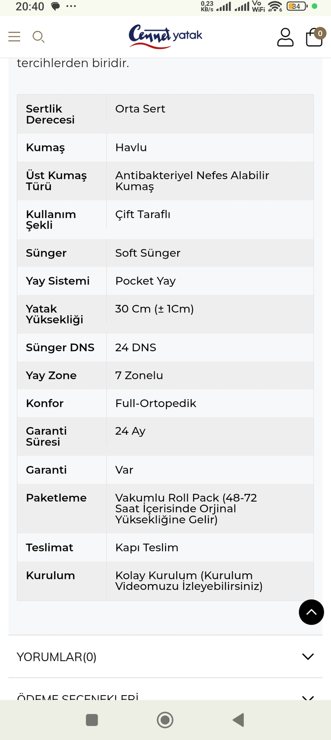 Beddo Bambu Serisi Minder Siyah Renkli Ergonomik Tasarım ile Konforlu Kullanım 35x45x8 cm