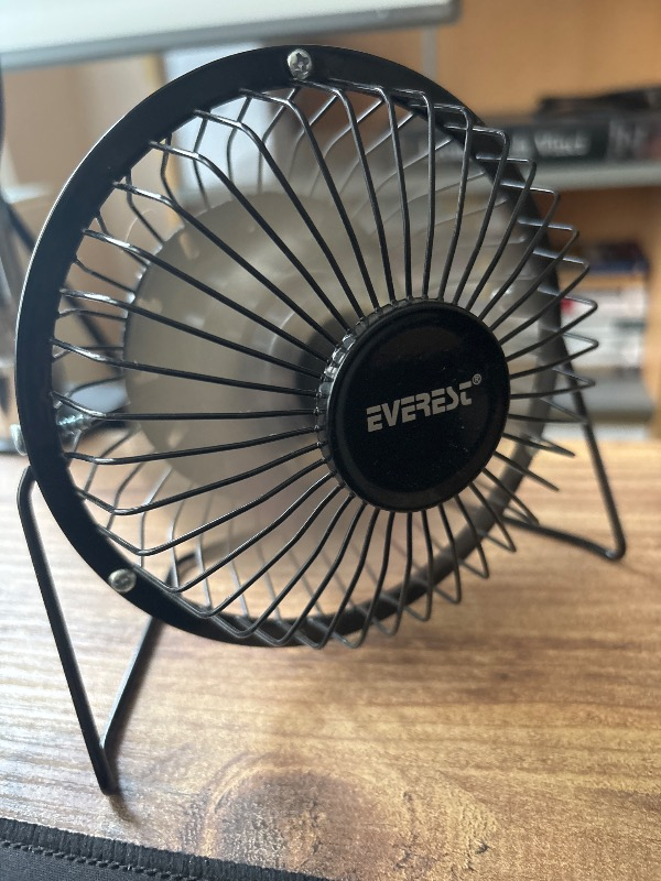 Everest EFN-482 Masaüstü Metal Siyah Usb Fan